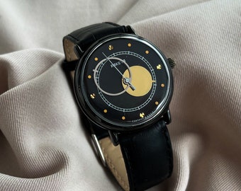 Seltene Vintage Raketa Uhr,Kopernikus Vintage Armbanduhr,Kopernikus Kopernikus Uhr, Mechanische Uhr, Mondphase Antik alt / Geschenk sie ihn