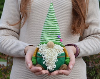 Crochet Christmas gnome, Nordic gnome, Christmas toys, Christmas home decor