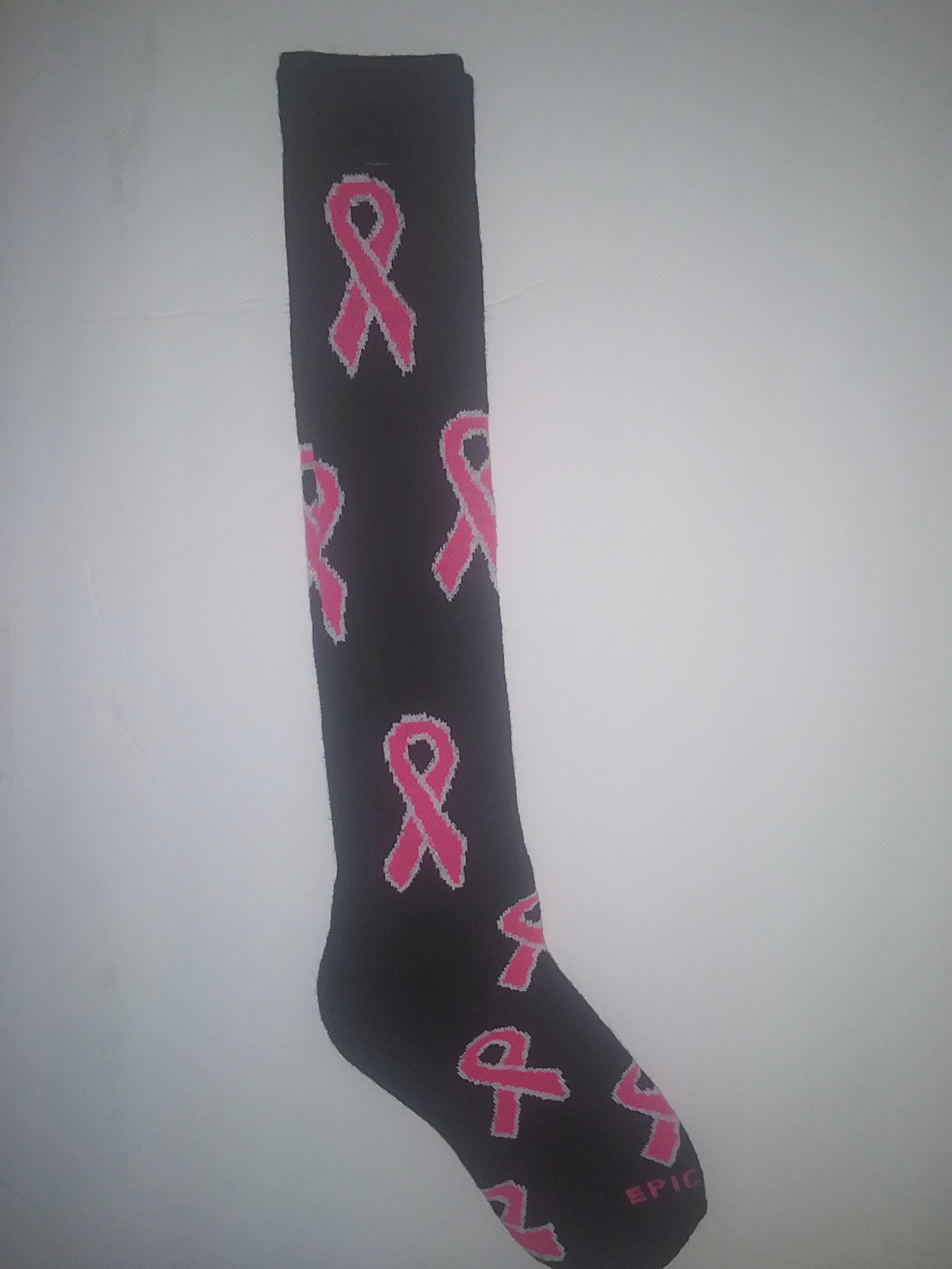 Pink Ribbon Socks for Breast Cancer Awareness Etsy