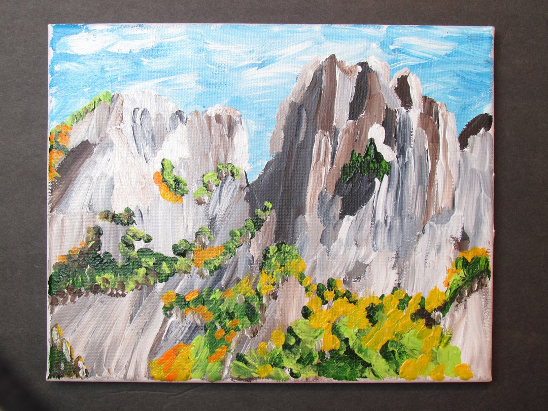 Seneca Rocks Patch Seneca Rocks Open Air Painting - Etsy