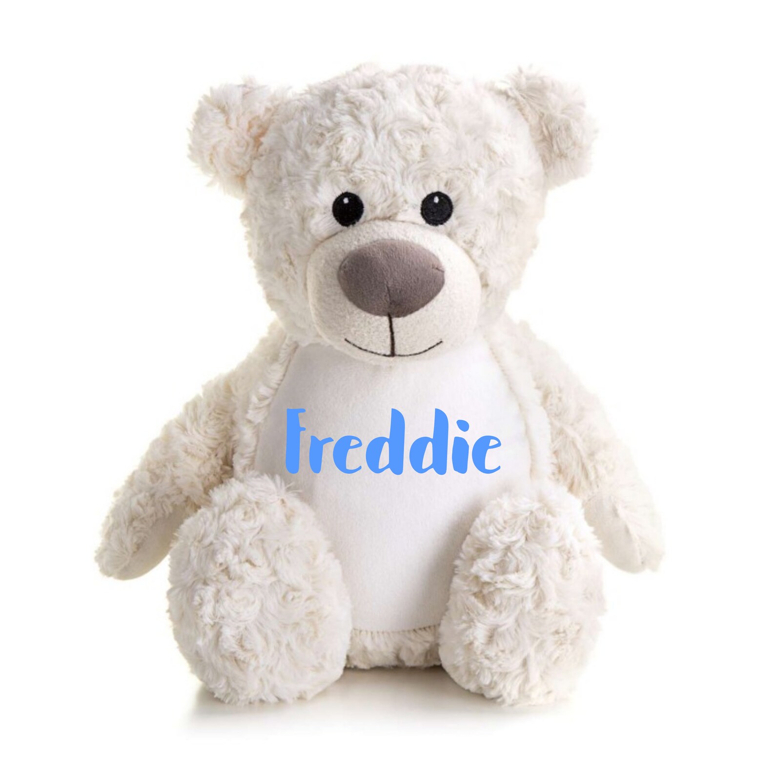 Personalised Name Teddy Bear Boy Girl Birthday Gift White Pink Etsy