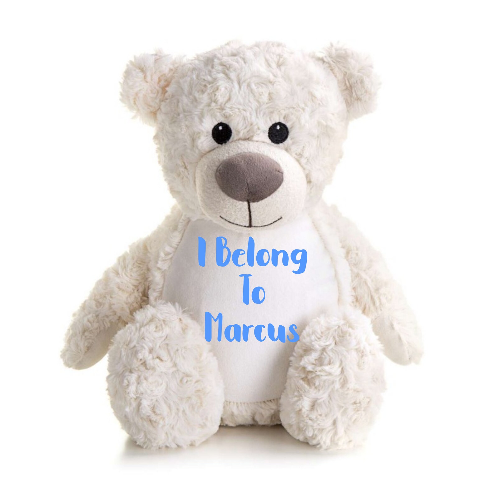 Personalised Name Teddy Bear Boy Girl I Belong To Birthday | Etsy
