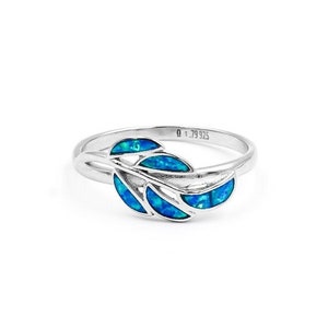 Blauer Opalring, griechischer Ring, Opalring, griechischer Schmuck, Opalschmuck, Geschenk für Frau, Jahrestagsgeschenk, Muttertagsgeschenk, Geschenk für sie