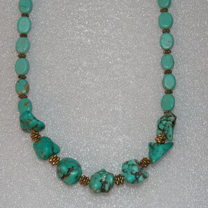 Imitation Turquoise Necklace
