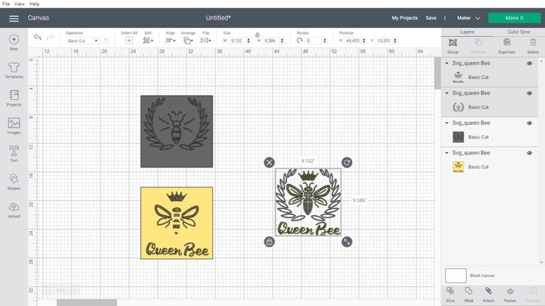 Download Quee Bee Bling Silhouette Cameo Queen Rhinestone Svg Cut File Canvas Quee Bee Rhinestone Template Svg Instant Download For Cricut Clip Art Art Collectibles