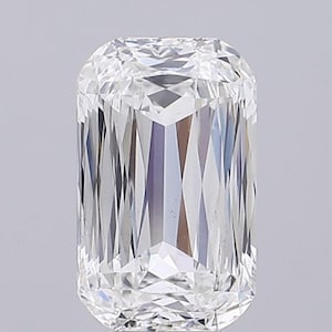 6.53ct CRISS Cut Lab Grown Diamond: F VS2 IGI Certified Step Cut Gem