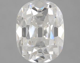 Old Miner Cushion Cut Natural Diamond 2.00ct I I1 GIA Certified Loose Diamond for Custom Engagement Ring, Antique Cushion Diamond