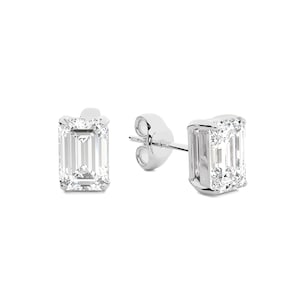 Smaragd Ohrringe - Smaragd Diamant Ohrringe - Smaragd Ohrringe - Smaragd Ohrstecker - Gold Ohrringe - Smaragd Diamant Ohrringe