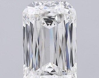Diamante cultivado en laboratorio de talla criss de 7,04 ct / G VS2, con certificación IGI