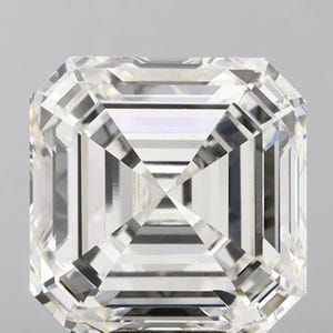 16-karatowy kwadratowy diament o szlifie szmaragdowym, hodowany laboratoryjnie: certyfikat IGI G VS1
