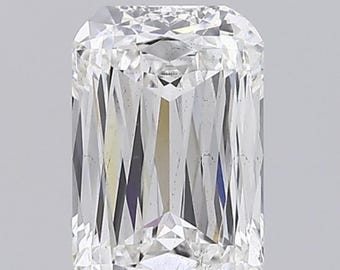 3.55ct Criss Cut Lab Grown Diamond | F SI1, IGI Certified