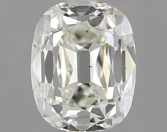 Old Miner Cushion Cut Natural Diamond 1.50ct K VS2 GIA Certified Loose Diamond for Custom Engagement Ring, Antique Cushion Diamond