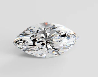 1-2-3 Carat Marquise Cut Lab Grown Diamond Marquise Shape Lab Created Diamond DEFG Color VVS/VS Clarity Eco-Friendly Diamond Loose For Her