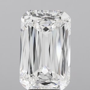 6.50 Ct Criss Cut Lab Grown Diamond: IGI Certified F VS1 Loose Gem