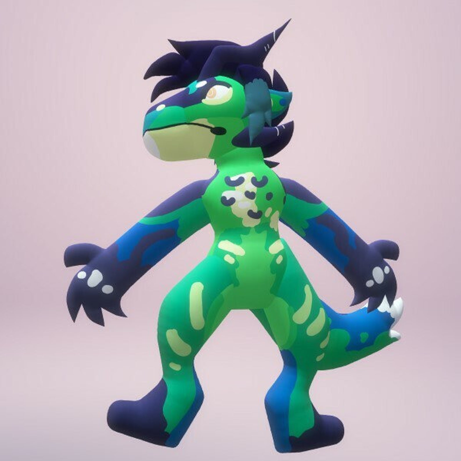 Fursona furry 3D models | Etsy