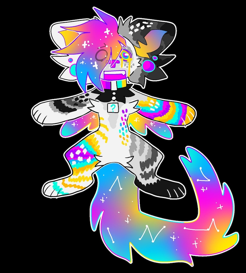 Mystery Sparkledog Furry Anthro Fursona Customs image 7