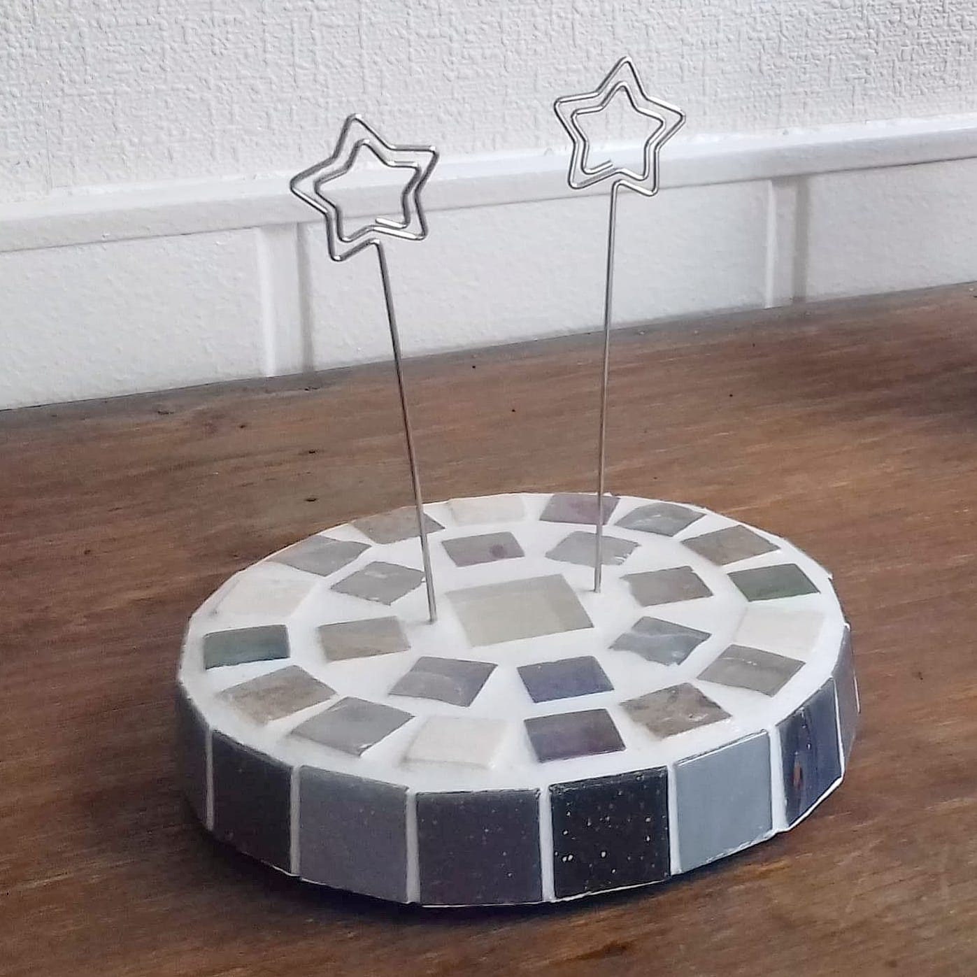 Support à Photo en Mosaïque Multicolore