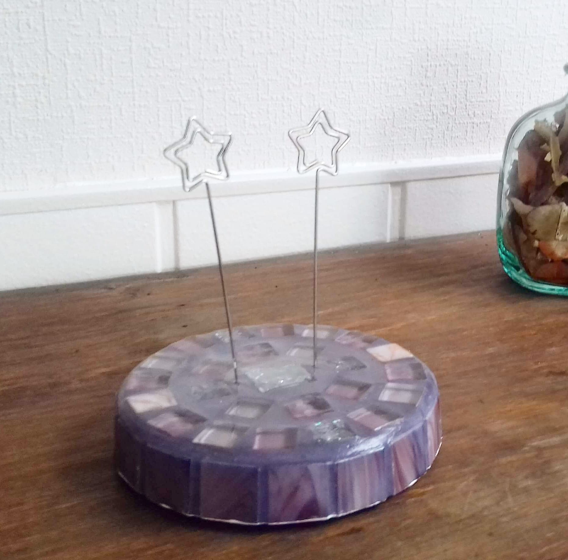 Support à Photo en Mosaïque Violet