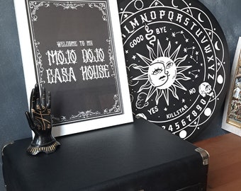 Gothic Mojo Dojo Casa Haus A4 Druck