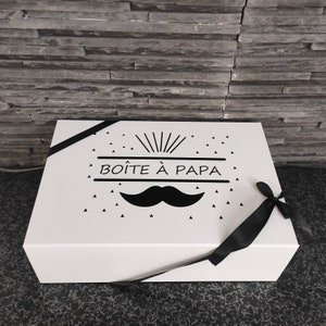 Dad's box Personalized gift box Magnetized dad's box gift box dad's box mom's box big sister's box