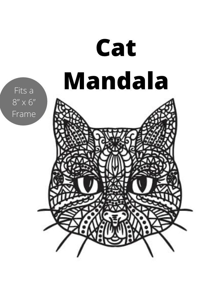 Mandala Prints Mandala Animal Prints Mandala Wall Art Etsy