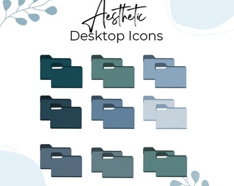 Ikony pulpitu l Folder, Mac i Windows, Estetyczny folder na pulpicie