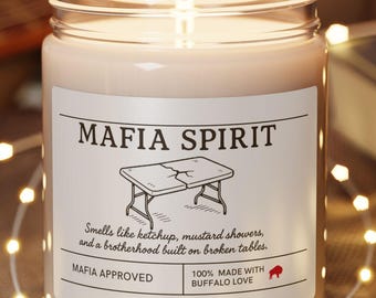 Buffalo Fan Soy Candle: Snarky Gift for Buffalo Lovers