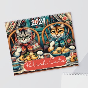 Polish Cat Wall Calendar (2024) for Polish Cat Lovers