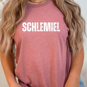 Schlemiel Yiddish Phrase T-Shirt: Unisex Jersey Tee