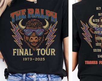 Vintage Buffalo Football T-Shirt: The Ralph Farewell Tour 1973-2025