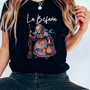 La Befana, Italian Folklore, Unisex Jersey Short Sleeve Tee, Italian Traditions