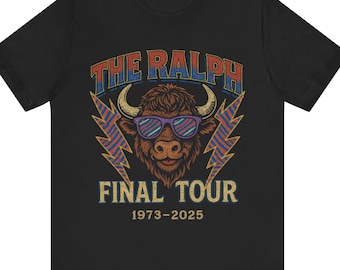 Vintage Buffalo Football T-Shirt: The Ralph Farewell Tour 1973-2025