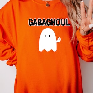 Funny Italian Halloween Sweatshirt: Gabaghoul Hand Gesture Design