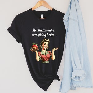 Meatball Lover T-Shirt: Italian Pride Unisex Tee