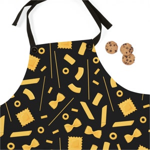 Pasta Shapes-Inspired Apron - Reminiscent of an Italian Vacation