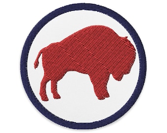 Buffalo Gifts, Buffalo Embroidered patch for Buffalonian, Buffalo NY