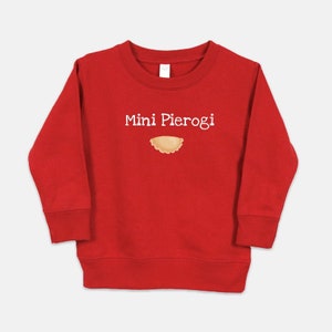 Mini Pierogi, Polish Gift for Child-Toddler  2T to 5/6 Crew Neck Sweatshirt - 3317