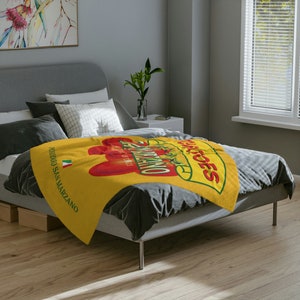 San Marzano Tomato Blanket: Italian Food Lover Gift