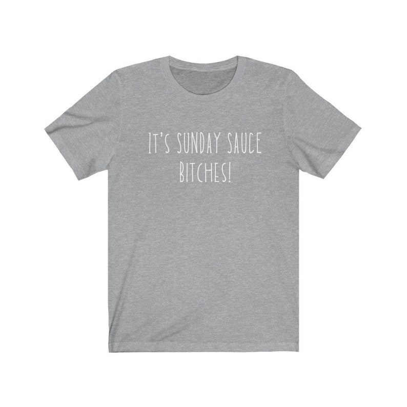 Italian Pasta Night Sunday Sauce Italian Culture Unisex Jersey Short Sleeve Tee Athletic Heather