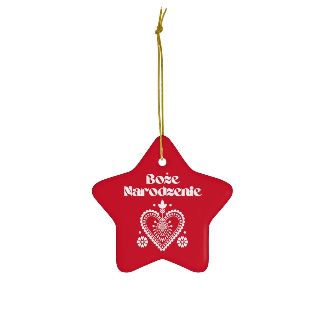 Polish Gifts Polish Ornament Boze Narodzenie Ornamentpolish Etsy
