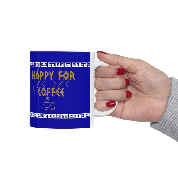 Nyc Greek Coffee Cup Etsy