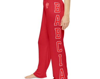 Babcia Gifts, Polish Gifts, Polish Pajama Bottoms, Funny PJ's Women's Pajama Pants for Babcia