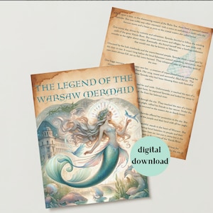 Legend of the Warsaw Mermaid-Digital Download-Short Story for Kids