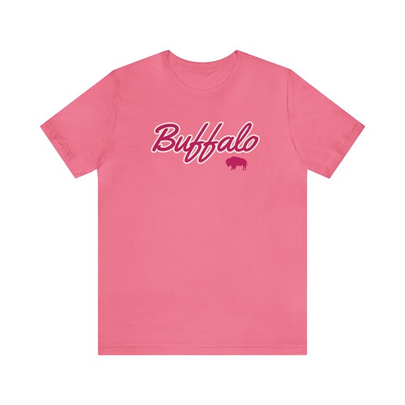 Pink Buffalo T-shirt: Girly Logo Tee for Buffalo Fans - Etsy