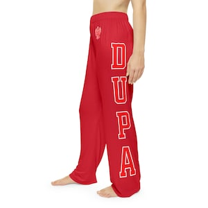 Polish Gifts, Polish Pajama Bottoms, DUPA, Funny PJ&#39;s Women&#39;s Pajama Pants for Polish