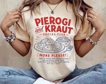 Camiseta unisex de manga corta para amantes de los pierogis y fabricantes de pierogis