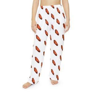 Chicken Wing Gifts, Chicken Wing Pajama Bottoms, Wing Lover  PJ&#39;s, Funny PJ&#39;s Women&#39;s Pajama Pants for Chicken Wing Lover