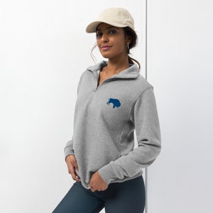 Buffalo geborduurde gezellige uniseks fleecetrui voor Buffalo-fans en -liefhebbers