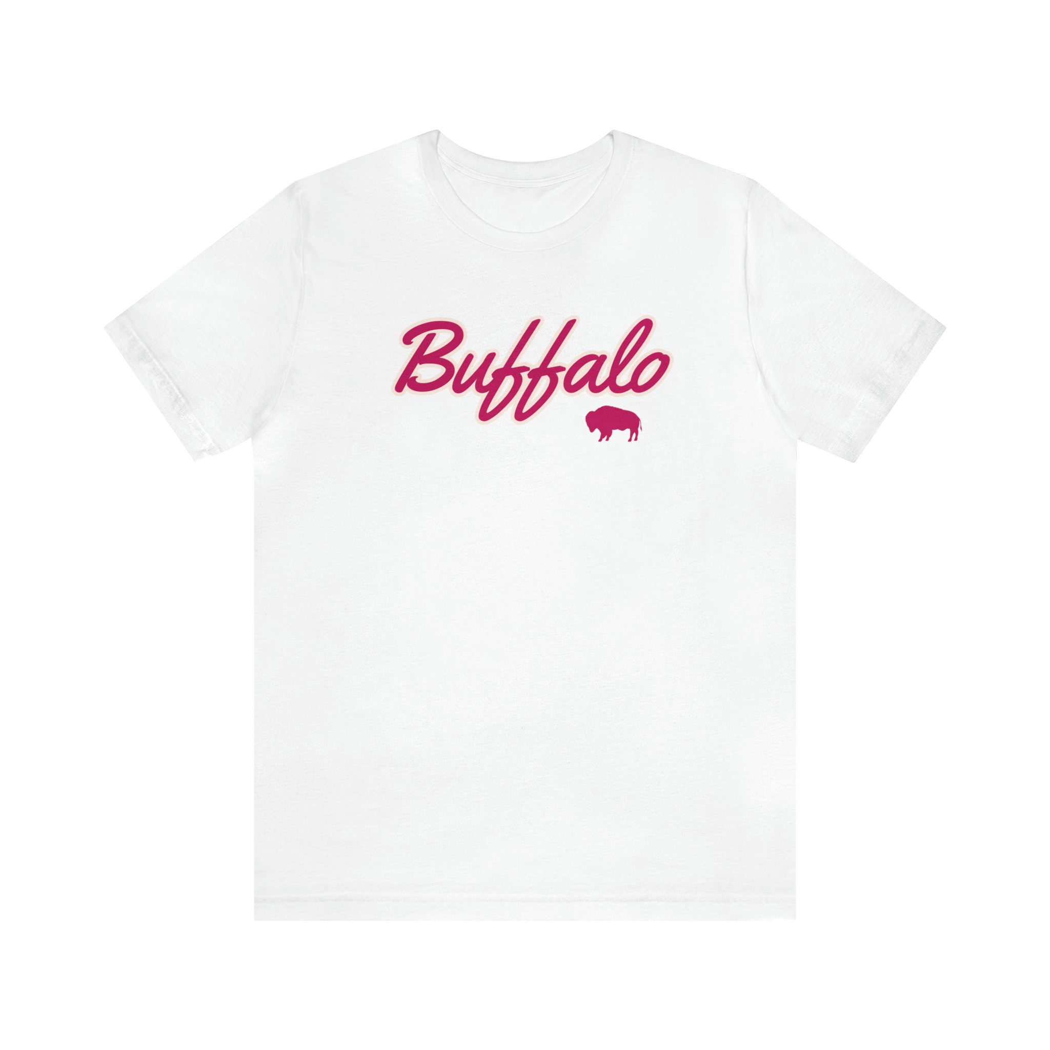 Pink Buffalo T-shirt: Girly Logo Tee for Buffalo Fans - Etsy