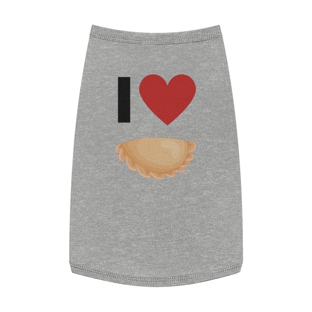 Polish Gifts, Dog Shirt, I Love Pierogi Pet Tank Top